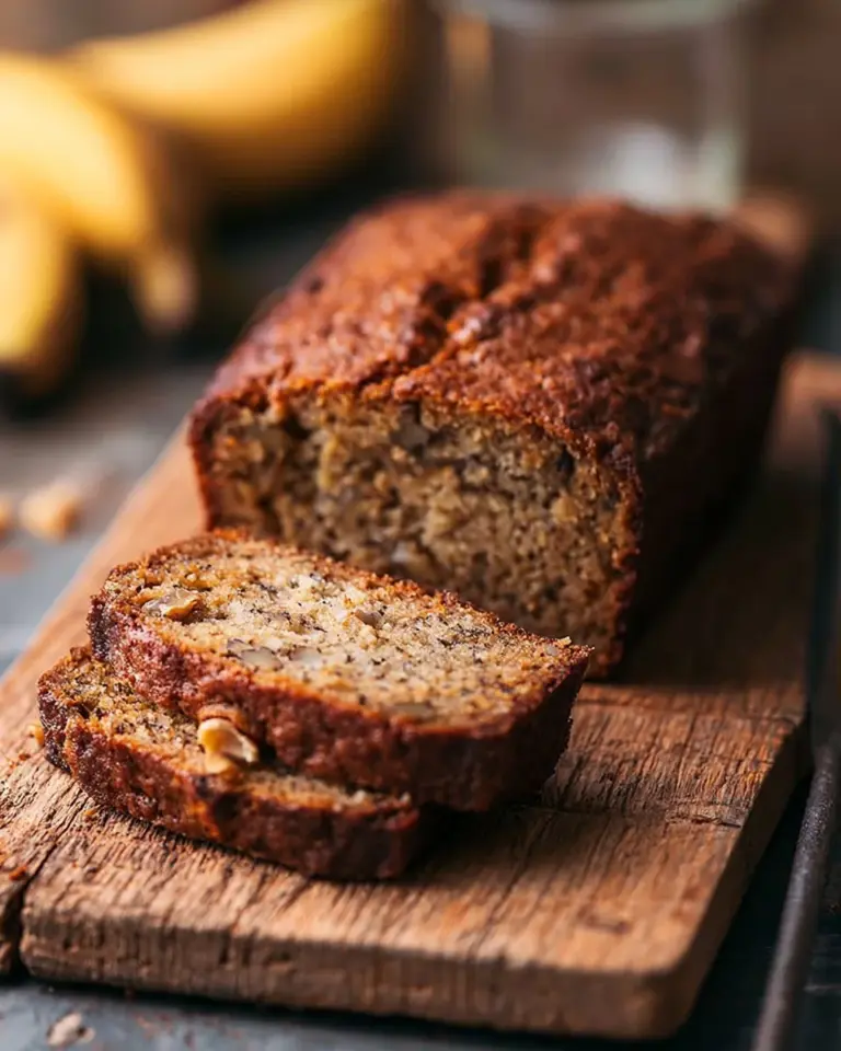 Chlebek bananowy - pyszna, domowa słodkość z dojrzałych bananów.